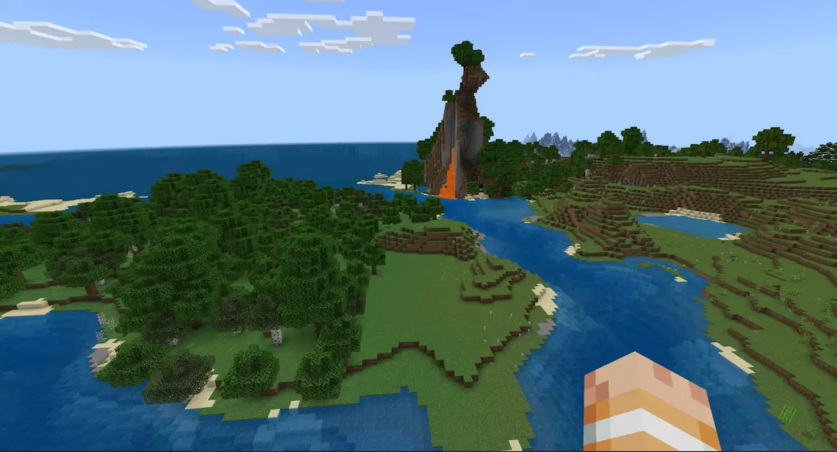 Spawn dell'isola dei funghi Spawn di Minecraft