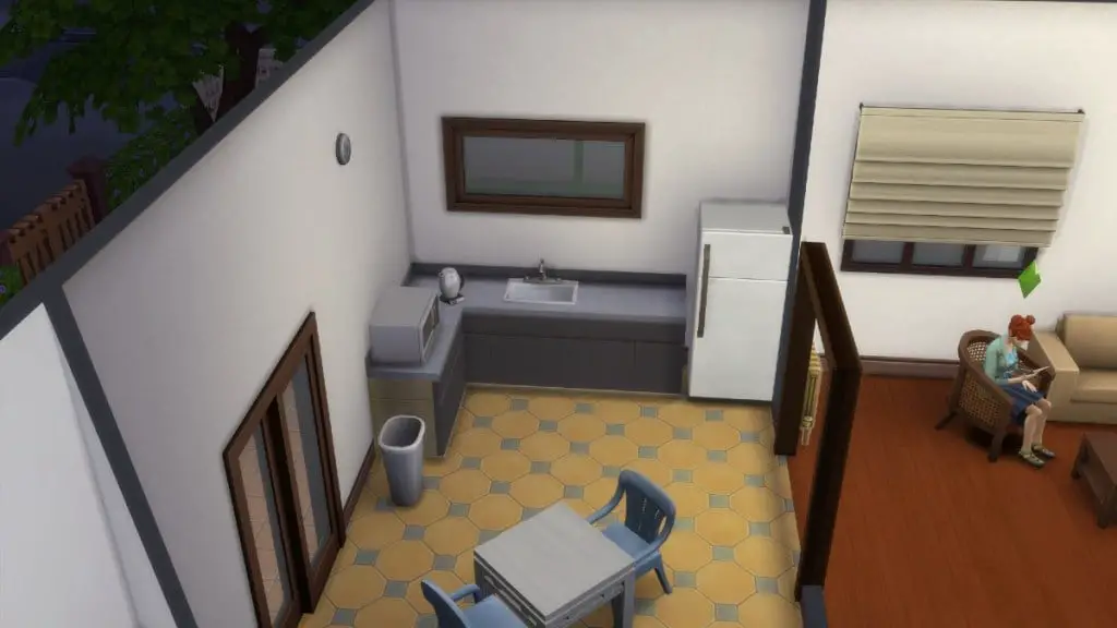 Nessun fornello nell'appartamento Sims 4 in affitto