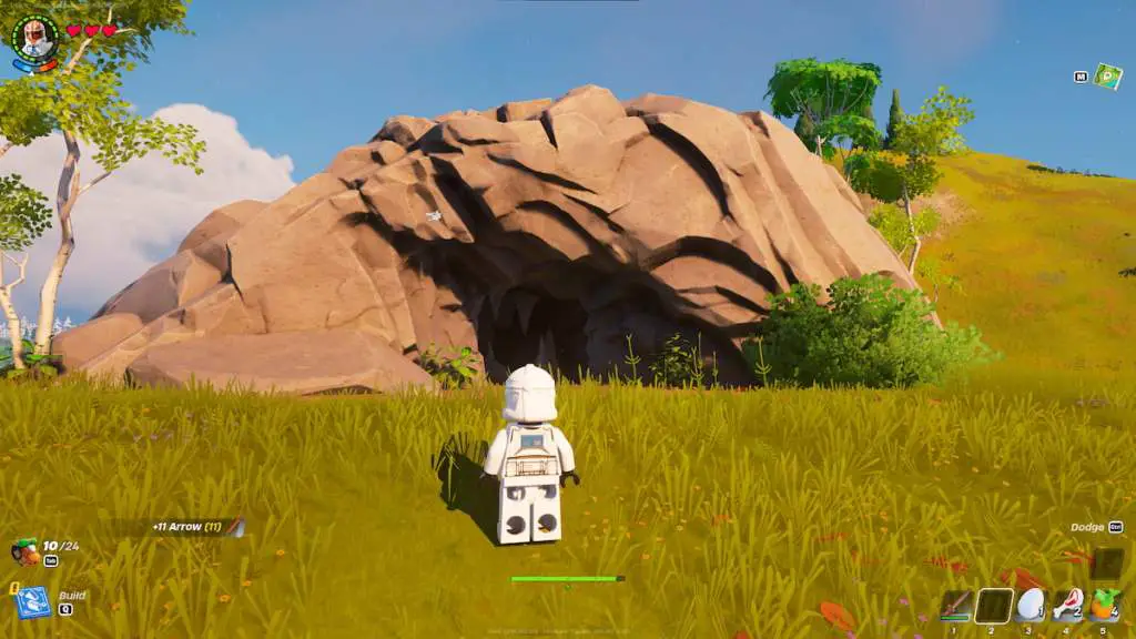 Dove trovare le grotte in LEGO Fortnite