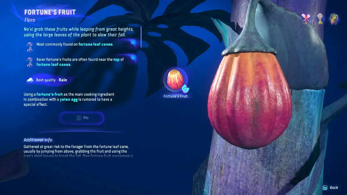 Avatar Frontiere di Pandora Fortunes Fruit Bio
