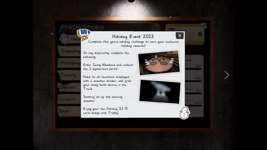 Come completare il dispositivo misterioso nell'evento Phasmophobia 2023