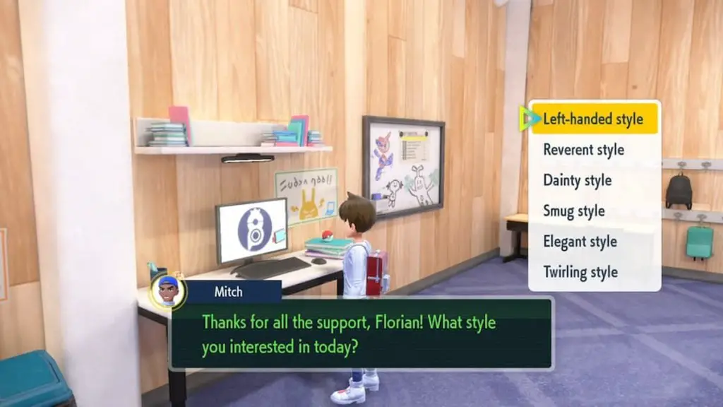 DLC PokeBall Throwing Styles Indigo Disk
