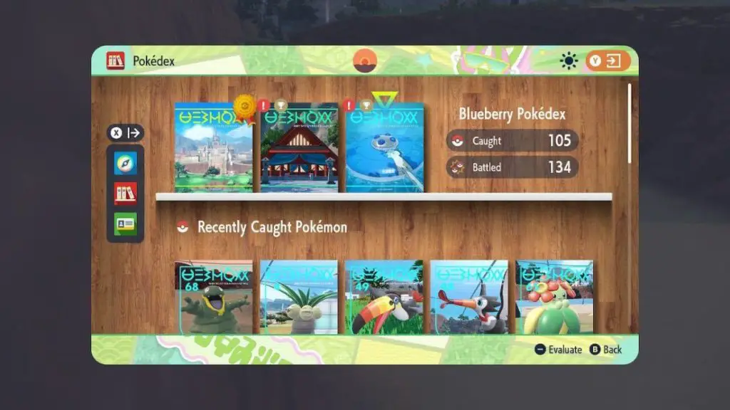 Full Blueberry Pokedex For The Indigo Disk DLC in Pokemon Scarlet & Violet