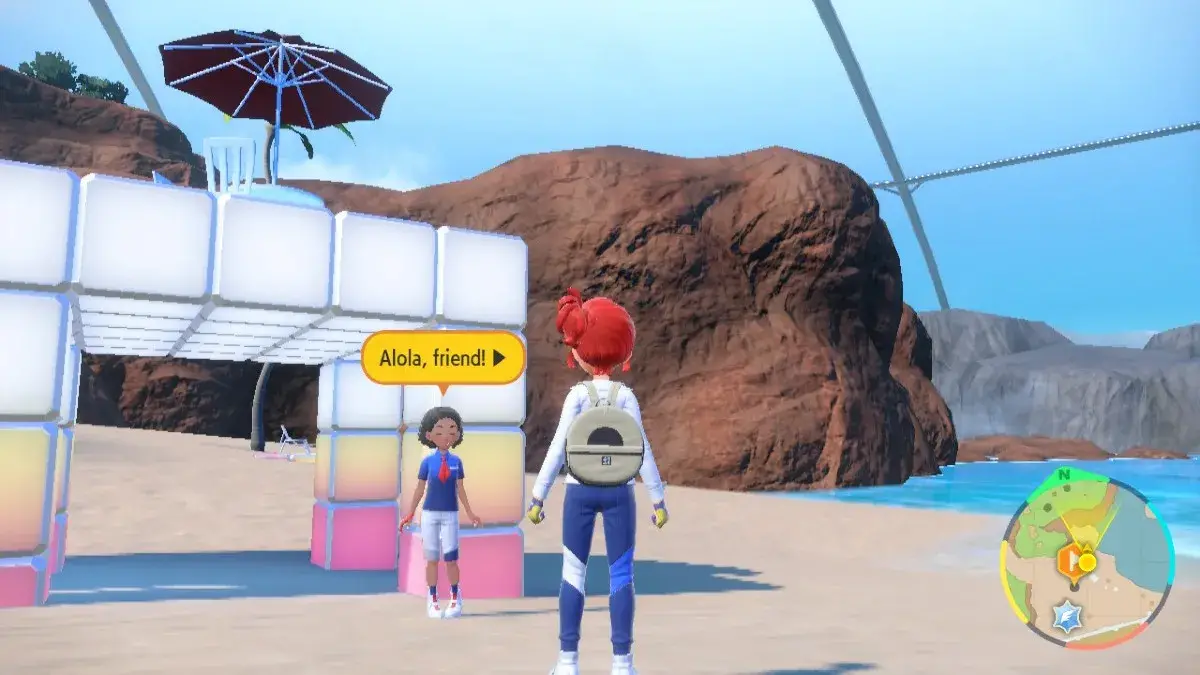 Disco Indaco del Golem di Alola NPC dell'Amico di Alola