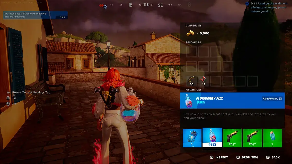 Fizz di Flowberry negli usi di Fortnite