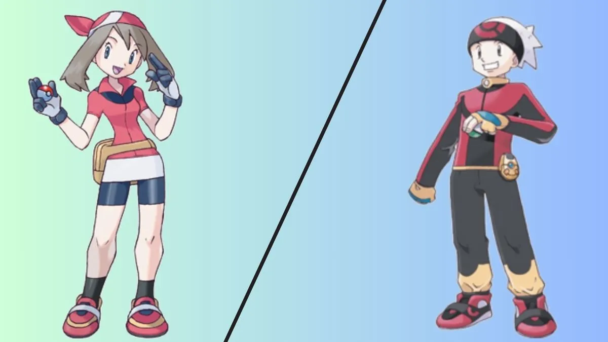 Pokemon rivali Brendan e May