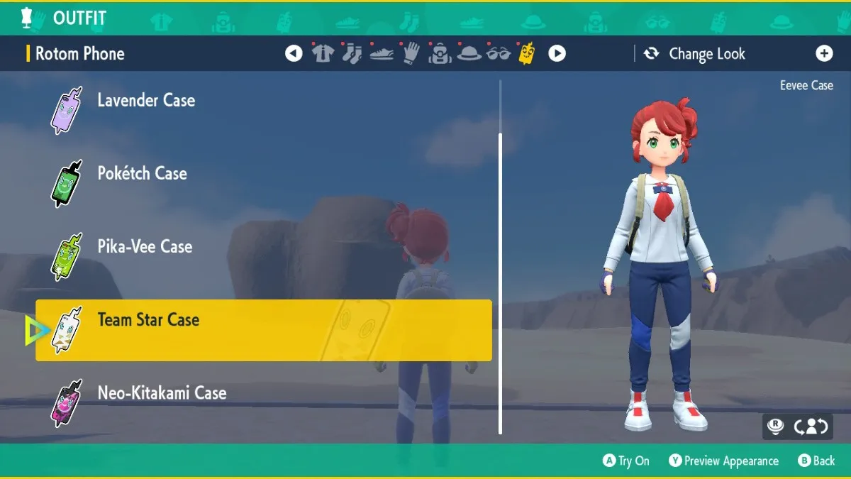 Custodia per telefono Team Star Rotom Pokemon Scarlatto e Viola