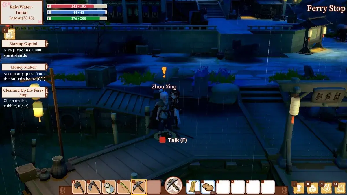 Zhou Xing Krill Quest NPC Vita immortale