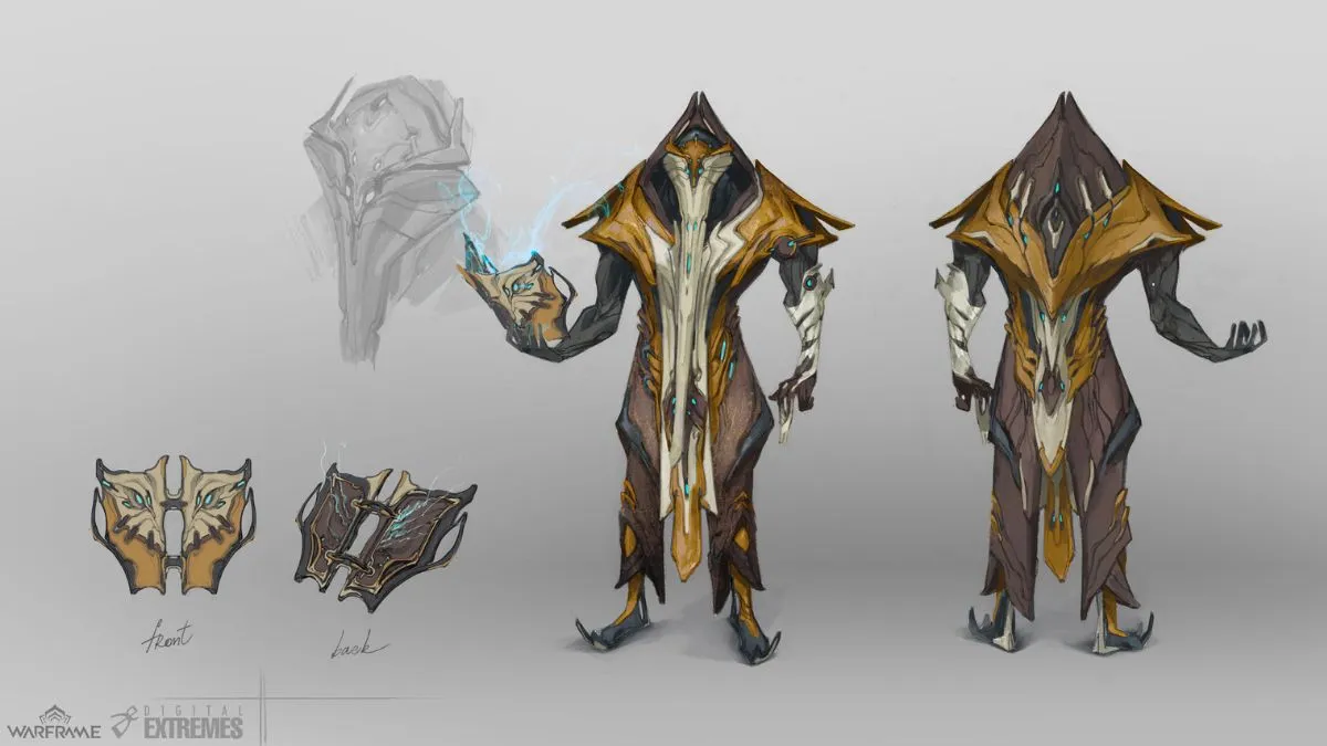 Warframe di concept art di Dante