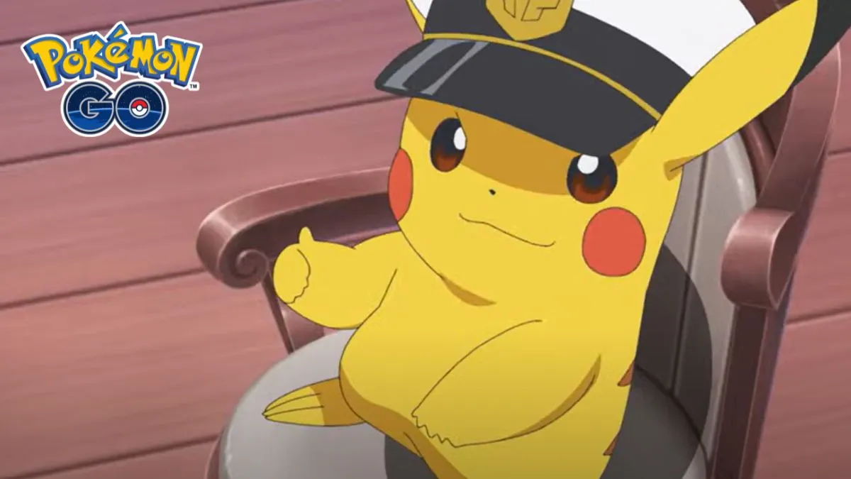 Pikachu con il cappello di Cap Pokemon Horizons Evento Pokemon GO