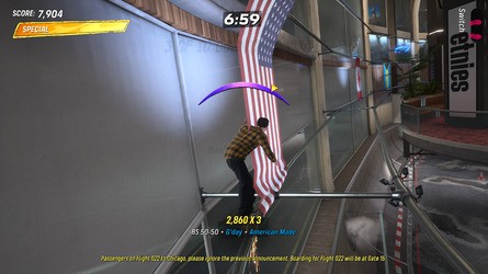 Tony Hawk's Pro Skater 3 + 4: Walkthrough dell'aeroporto - Tutti i gol del parco e oggetti da collezione 20
