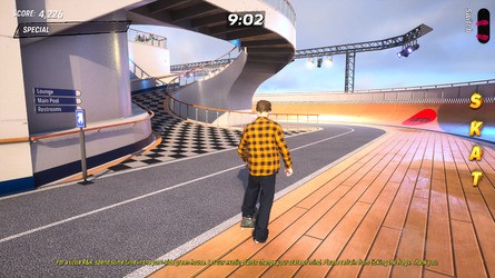 Tony Hawk's Pro Skater 3 + 4: Cruise Ship Walkthrough - Tutti gli obiettivi del parco e oggetti da collezione 8