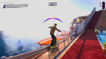 Skater Pro 3 + 4 di Tony Hawk: Walkthrough della nave da crociera - Tutti i gol del parco e oggetti da collezione 9