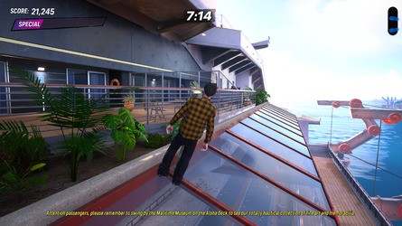 Skater Pro 3 + 4 di Tony Hawk: Walkthrough della nave da crociera - Tutti gli obiettivi del parco e oggetti da collezione 15