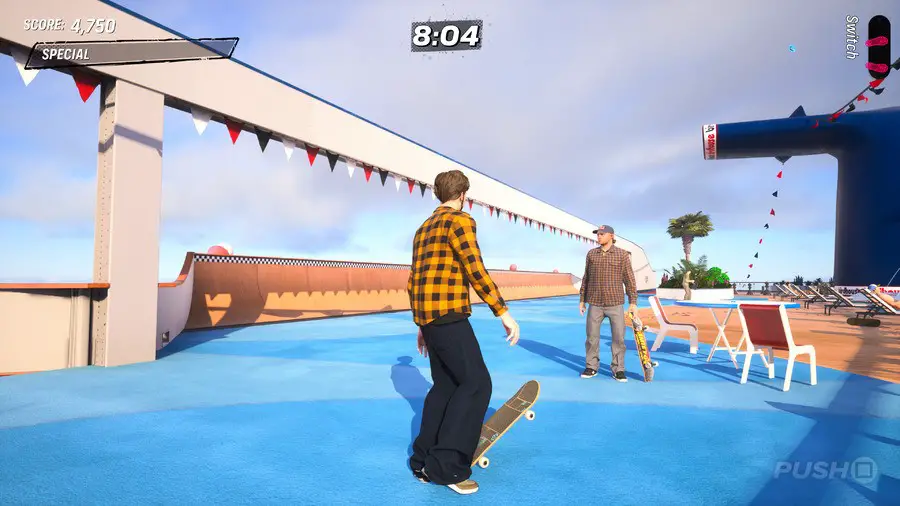 Tony Hawk's Pro Skater 3 + 4: Cruise Ship Walkthrough - Tutti i gol del parco e oggetti da collezione 10