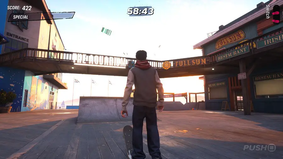 Skater professionista di Tony Hawk 3 + 4: Walkthrough di San Francisco - Tutti gli obiettivi del parco e oggetti da collezione 37