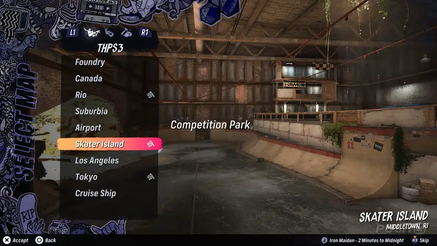Tony Hawk's Pro Skater 3 + 4: come trovare l'area segreta del fondo bikini 2