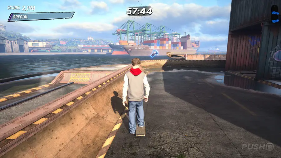Tony Hawk's Pro Skater 3 + 4: Walkthrough del cantiere navale - Tutti gli obiettivi del parco e oggetti da collezione 25