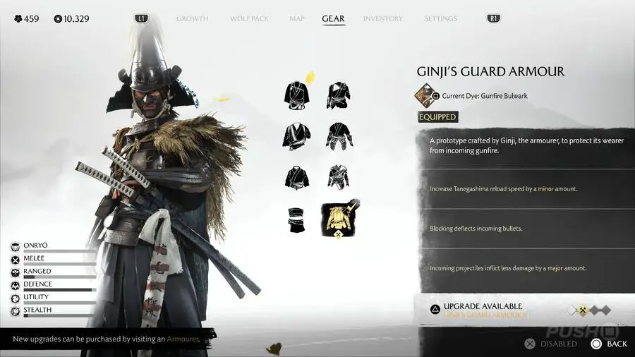 Ghost of Yotei: tutti i set di armature e come farli guidare 27