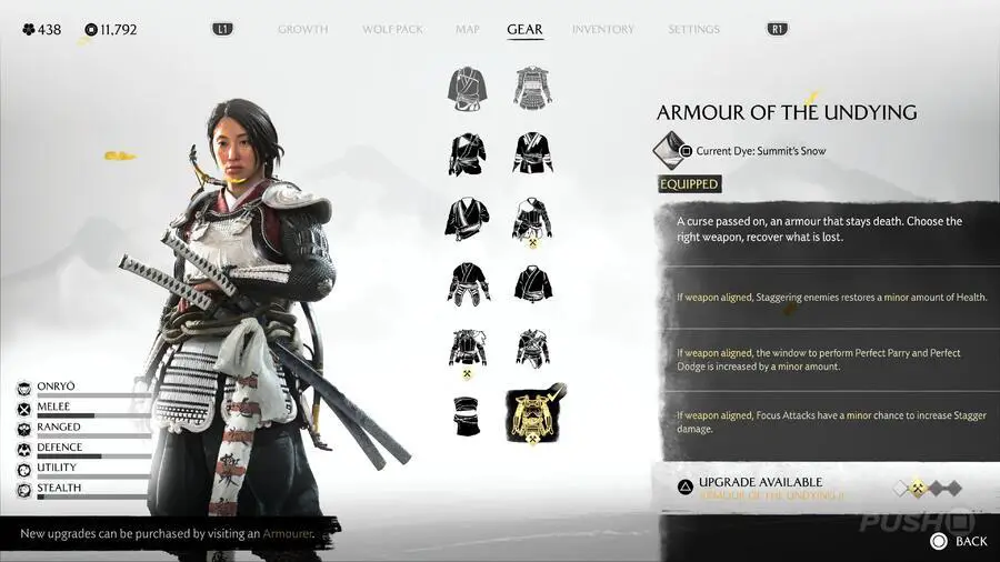 Ghost of Yotei: tutti i set di armature e come farli guidare 40