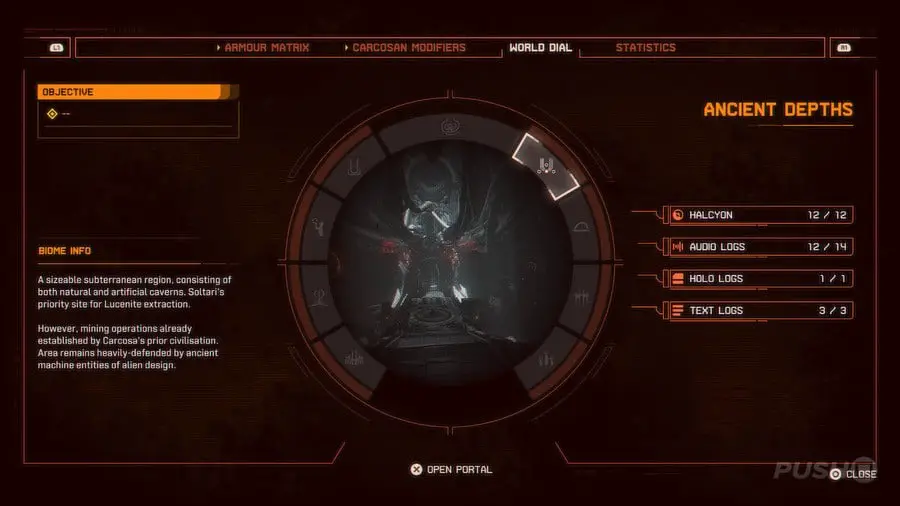 Saros: come trovare registri audio, registri di testo e registri olografici 7